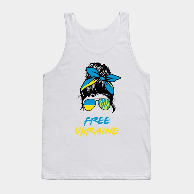 Free Ukraine Tank Top by playmanko